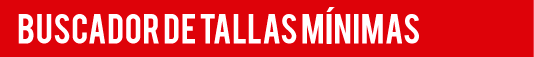 Tallas minimas